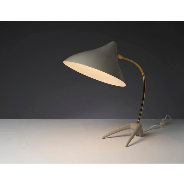 Crowfoot' desk lamp, designed by Karl-Heinz Kinsky for Cosack in the 1950's. This table lamp is easily recognised by its...