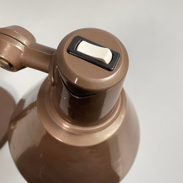 Mid-Century Modern Italian Brown Table Lamp from Stilnovo, 1960s For Sale - Image 9 of 18