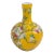 Chinese Famille Jaune Porcelain Bottle Vase With Nine Peach Motif For Sale
