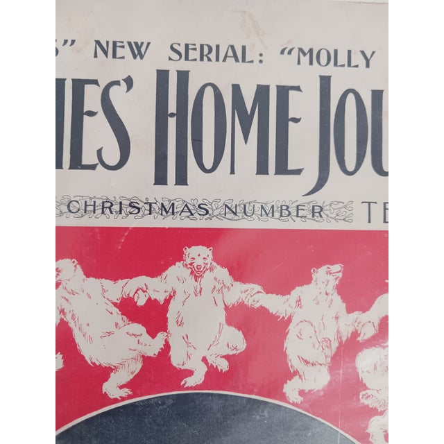 Dec 1899 Ladies' Home Journal Cover "Christmas Number" This was the last Christmas in the 1800's. Very rare well preserved...