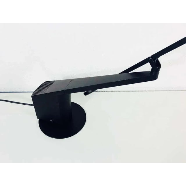 ALA Adjustable Black Table Lamp from Rodolfo Bonetto for Guzzini, 1983 For Sale - Image 9 of 10