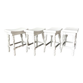 Stanley Furniture Counter Stools - Set of 4 For Sale