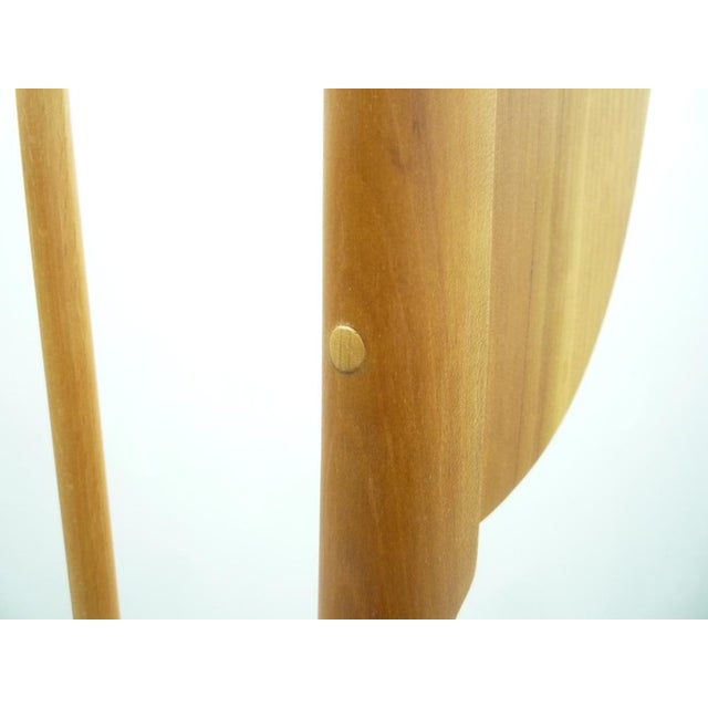 Cherry Wood Wingback Chair by Albert Haberer for Fleiner, 1940s For Sale - Image 14 of 15