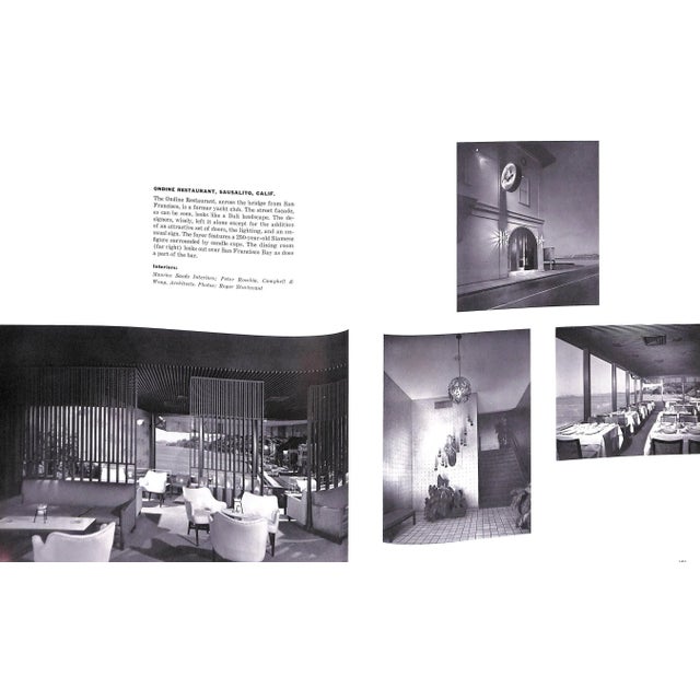 1960s "Interiors Book of Restaurants" 1960 Atkin, William Wilson & Adler, Joan For Sale - Image 5 of 15