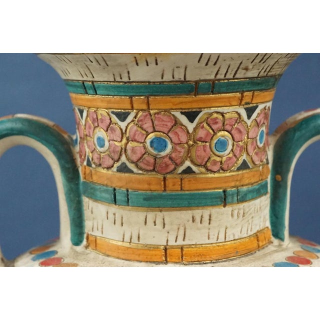 Vintage Ceramic Vase by Cima C.I.M.A. Deruta, 1930s For Sale - Image 12 of 18