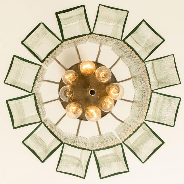 Glass and Chrome Pendant from Doria, Germany, 1960s For Sale - Image 6 of 16