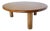 Vintage Round Tripod Coffee Table in Oak, 1950 For Sale