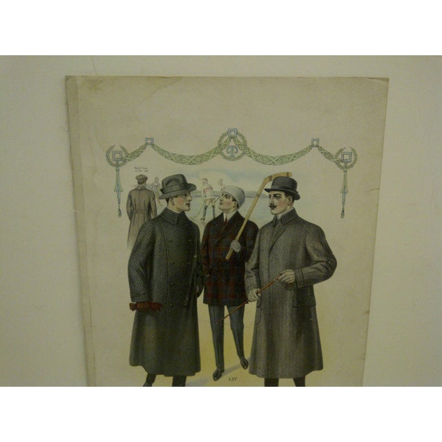 Circa 1900 Vintage Men S Jacket Catalog Page Chairish