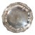 1950s Victorian F. B. Rogers Silver Co. Crown Trademark Round Serving Platter Edelweiss For Sale