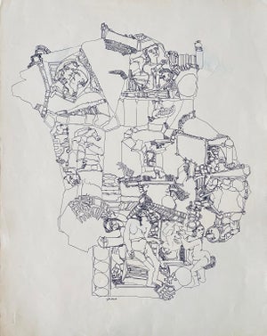 Paul Shimon, Abstract Expressionism Psychedelic Outsider Art Paul Shimon