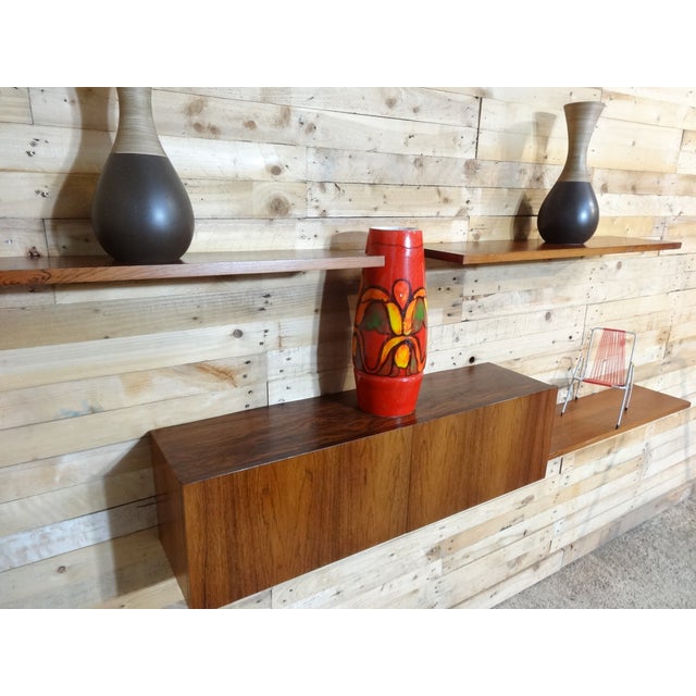 Rosewood Wall System from Banz Bord, Set of 4 For Sale - Image 4 of 12