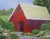 2020s California Red Barn 11x14 Lynne French Landscape Oil Painting For Sale - Image 5 of 5
