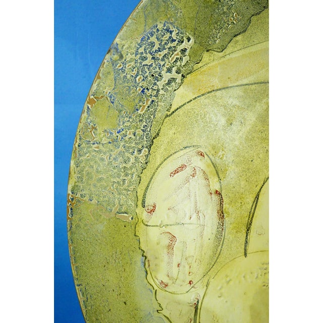Vintage Majolica Plate by Fattiocco 88, 1980s For Sale - Image 13 of 18