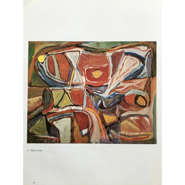 Abstract 1980 Bram Van Velde Dm06240 Derriere Le Miroir For Sale - Image 3 of 3