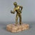 Vintage 20th Century Bocce Player in Bronze with Marble Base For Sale - Image 5 of 12