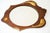 Mid-Century Giltwood Carved Wooden Frame and Oval Mirror, Europe, 1900 For Sale - Image 6 of 8