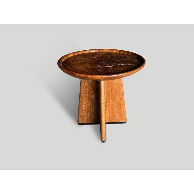 Andrianna Shamaris Mid Century Couture Large Side Table or Entry Table For Sale - Image 13 of 18