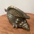 Hollywood Regency Vintage Brass Seashell Nautilus Planter For Sale - Image 4 of 12