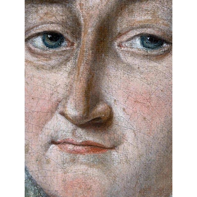 Unknown, Portrait of a Lady, 1800s, Oil on Canvas For Sale - Image 3 of 10