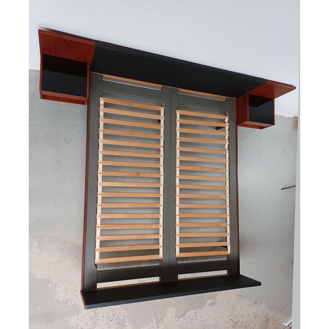 Fully Restored Queen Size Teak Bed with Nightstands by Hans J. Wegner for Getama, 1960s For Sale - Image 4 of 11