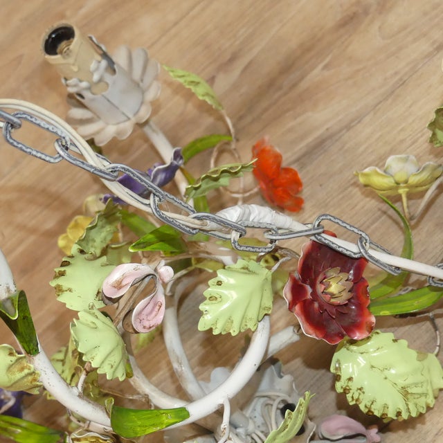 Vintage Chandelier in Metal, 1970s For Sale - Image 11 of 12