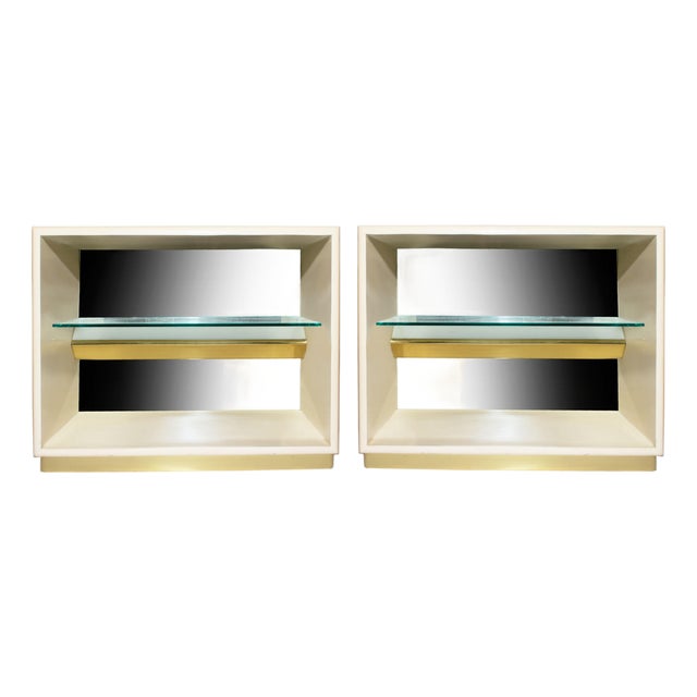 Illuminated End Tables by Milo Baughman for Thayer Coggin For Sale