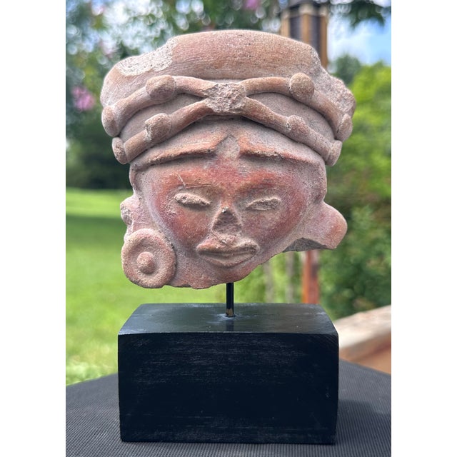 Pre-Columbian Jamacoaque Terracotta Head Fragment For Sale - Image 15 of 15