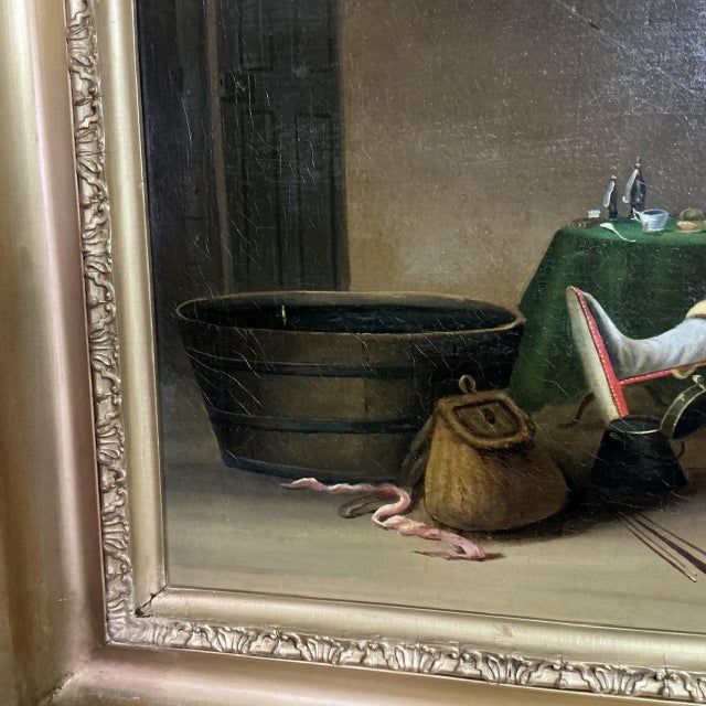 William Cowper, 1800s, Oil Painting on Canvas For Sale - Image 5 of 9