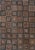 Doris Leslie Blau Vintage American Hooked Geometric Warm Tan Rug Patchwork For Sale