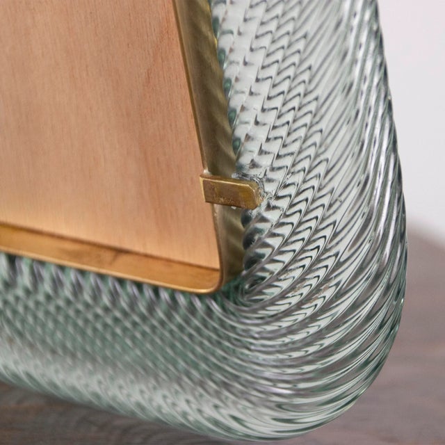 Murano Glass and Twisted Brass Picture Frame, Italy, 1990s For Sale - Image 9 of 12