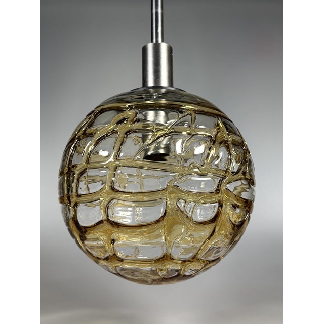 Globe Pendant Lamp by Doria Leuchten, Germany, 1960s For Sale - Image 4 of 14