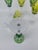 Chartreuse Large Camargue Model Crystal Glasses from Saint Louis, 1940s, Set of 6 For Sale - Image 8 of 9