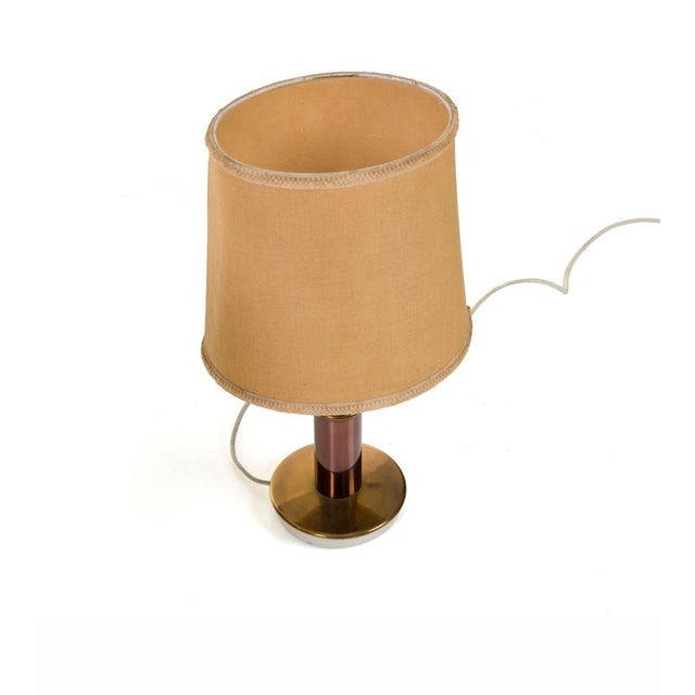 Stilnovo Bedside Lamps in Copper-Plated Brass with Lampshades from Stilnovo, 1960s, Set of 2 For Sale - Image 4 of 18