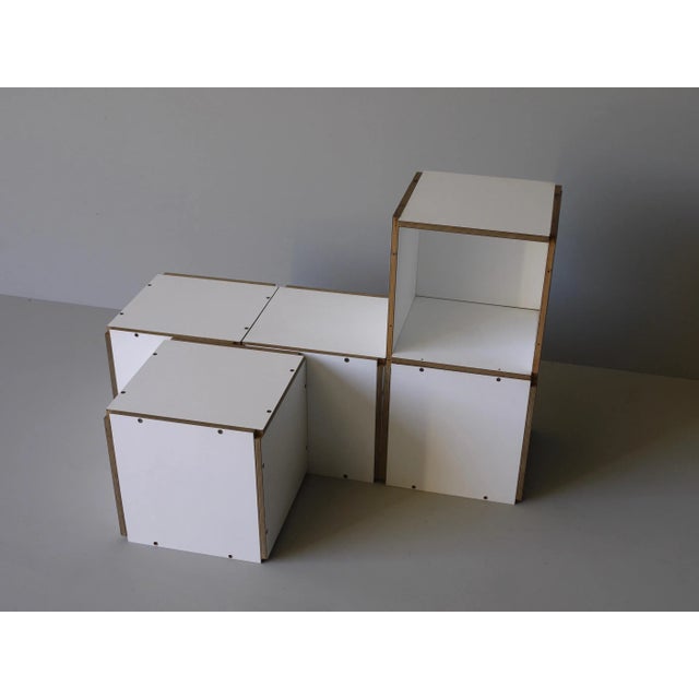 Modular Shelves by Slothouber & Graatsma, 1970s, Set of 5 For Sale - Image 14 of 17
