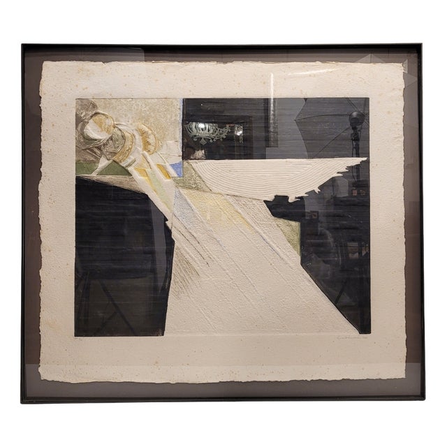 Lucio Muñoz, GF No. 12, 1984, Etching and Aquatint on Paper For Sale