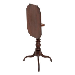 Sheraton Style Tilt-Top Mahogany Tea Table For Sale