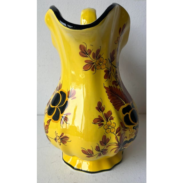 Italian Vintage Este Ceramiche Italian Large Ceramic Pitcher For Sale - Image 3 of 9