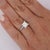 2.01 Carat Princess Cut Diamond Engagement Ring, Size 6.25 - 14k White Gold For Sale - Image 12 of 13