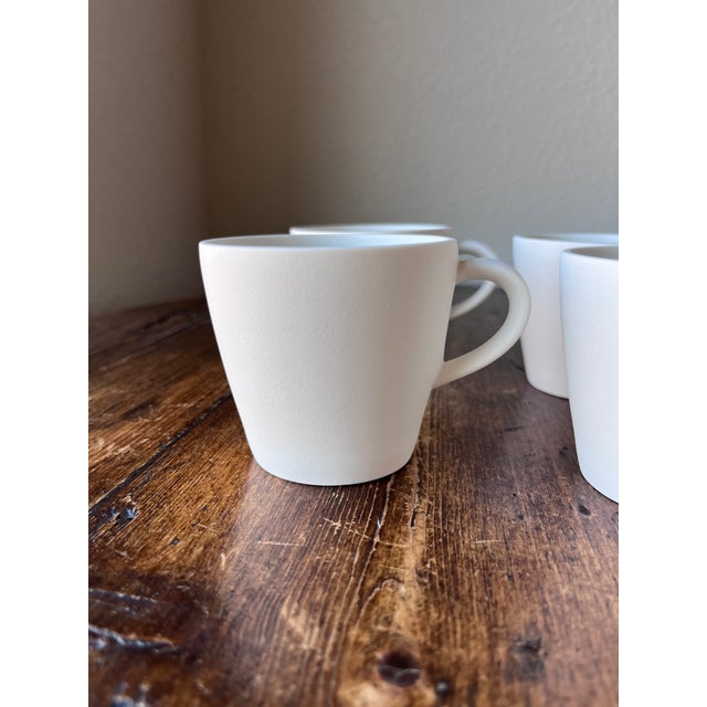 Set of 6 - Villeroy and Boch Manufacture Rock Blanc Coffee Cup 7.5 Oz For Sale In Dallas - Image 6 of 12
