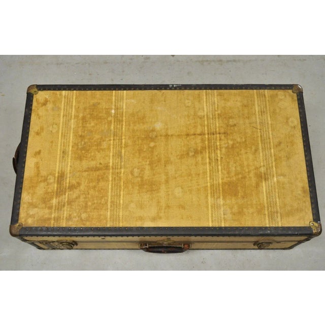 Early 20th Century Antique Overland Fitted Steamer Trunk Luggage Chairish