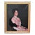 Early 20th C. Portrait Oil Painting of a Woman Lady Antique Victorian Signed Samuel Burtis Baker For Sale