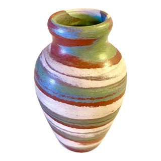 Vintage Pottery Desert Chic Vase For Sale