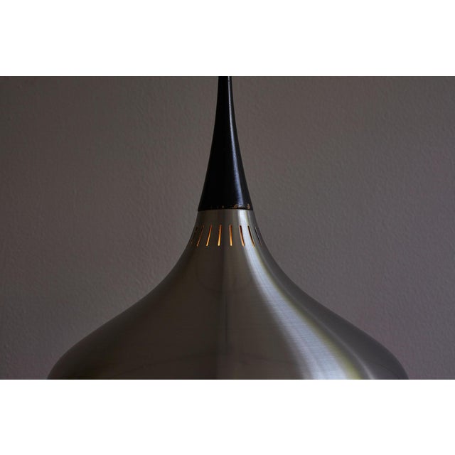 Wood Model Orient Pendant Light by Jo Hammerborg for Fog & Mørup, Denmark 1960s For Sale - Image 7 of 9