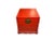 Chinese Asian Modern Red Square Trunk For Sale - Image 3 of 6