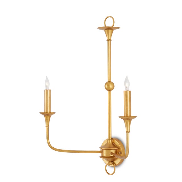 Not Yet Made - Made To Order Currey & Company Nottaway Gold Large Wall Sconce For Sale - Image 5 of 5