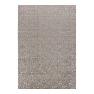 Contemporary Natural Silk Oversized Custom Rug in by Rug & Kilim, Nepal For Sale
