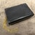 1950s High Quality Embossed Black Leather and Brass Italian Shoulder Bag For Sale - Image 9 of 12