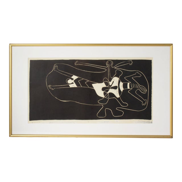 "Frustration" Relief Print by Jim O'Connor For Sale