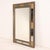 A Rare Large French Ebonized Wood and Brass Repousse Mirror, 19th C. For Sale - Image 4 of 7