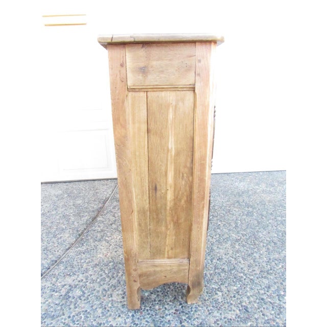 Antique French Weathered Oak Buffet For Sale - Image 9 of 17
